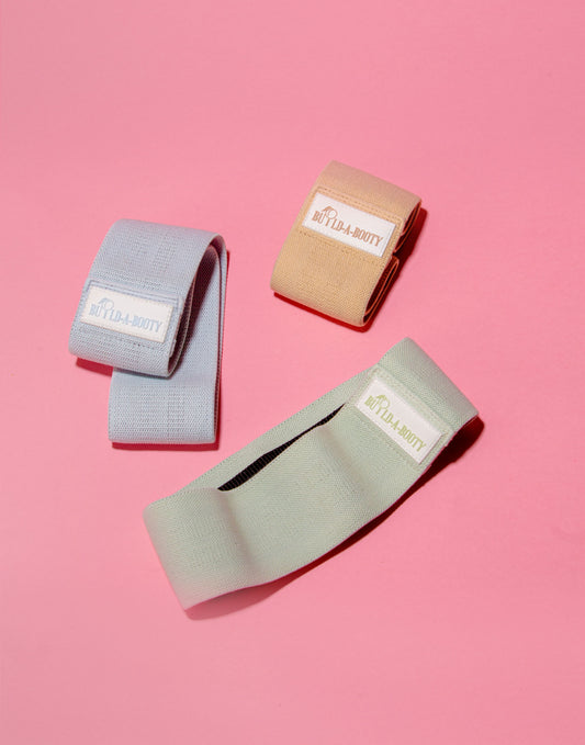 Build-A-Booty™ Pastel Trio Edition Resistance Bands
