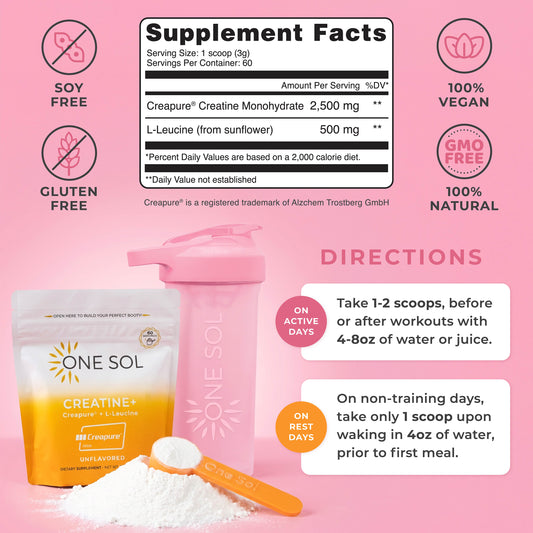 One Sol Creatine+ Leucine