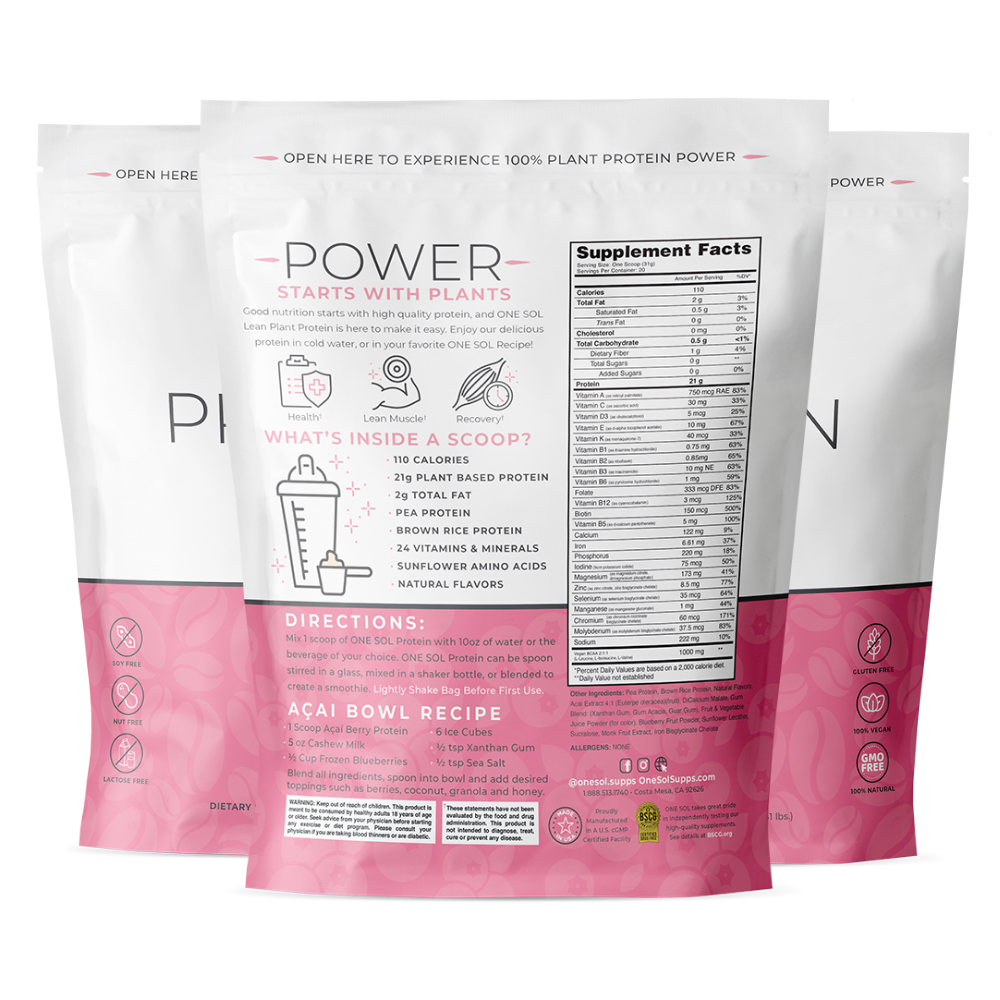 Proteína vegetal magra (paquete de 3)
