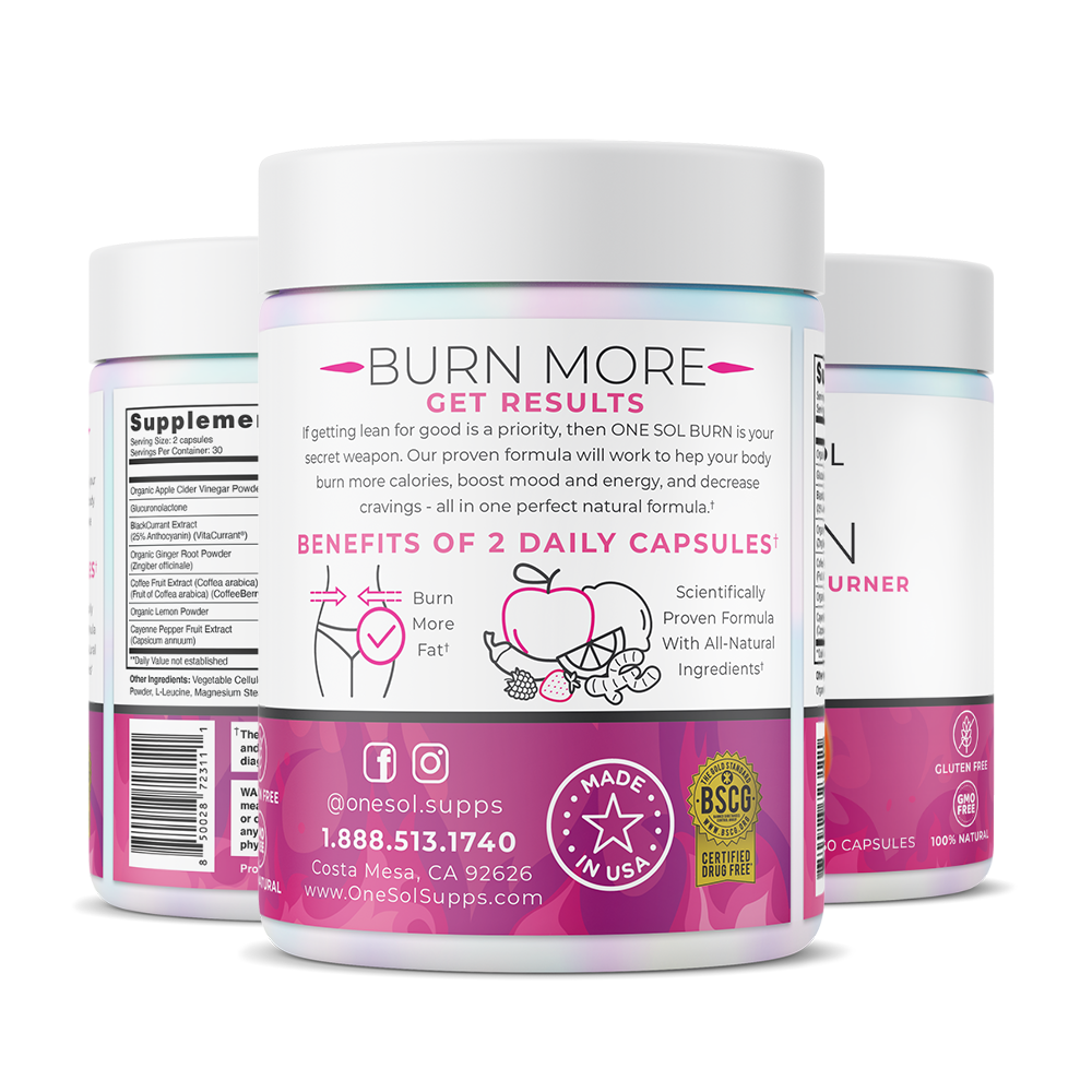 Quemador de grasa natural (paquete de 3) - PRE-PEDIDO - Envío 10/18