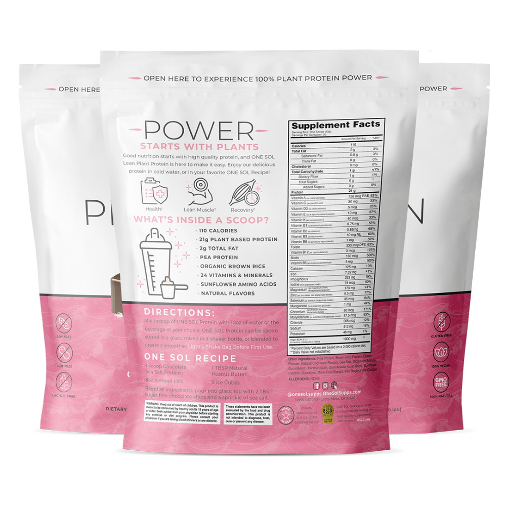 Proteína vegetal magra (paquete de 3)