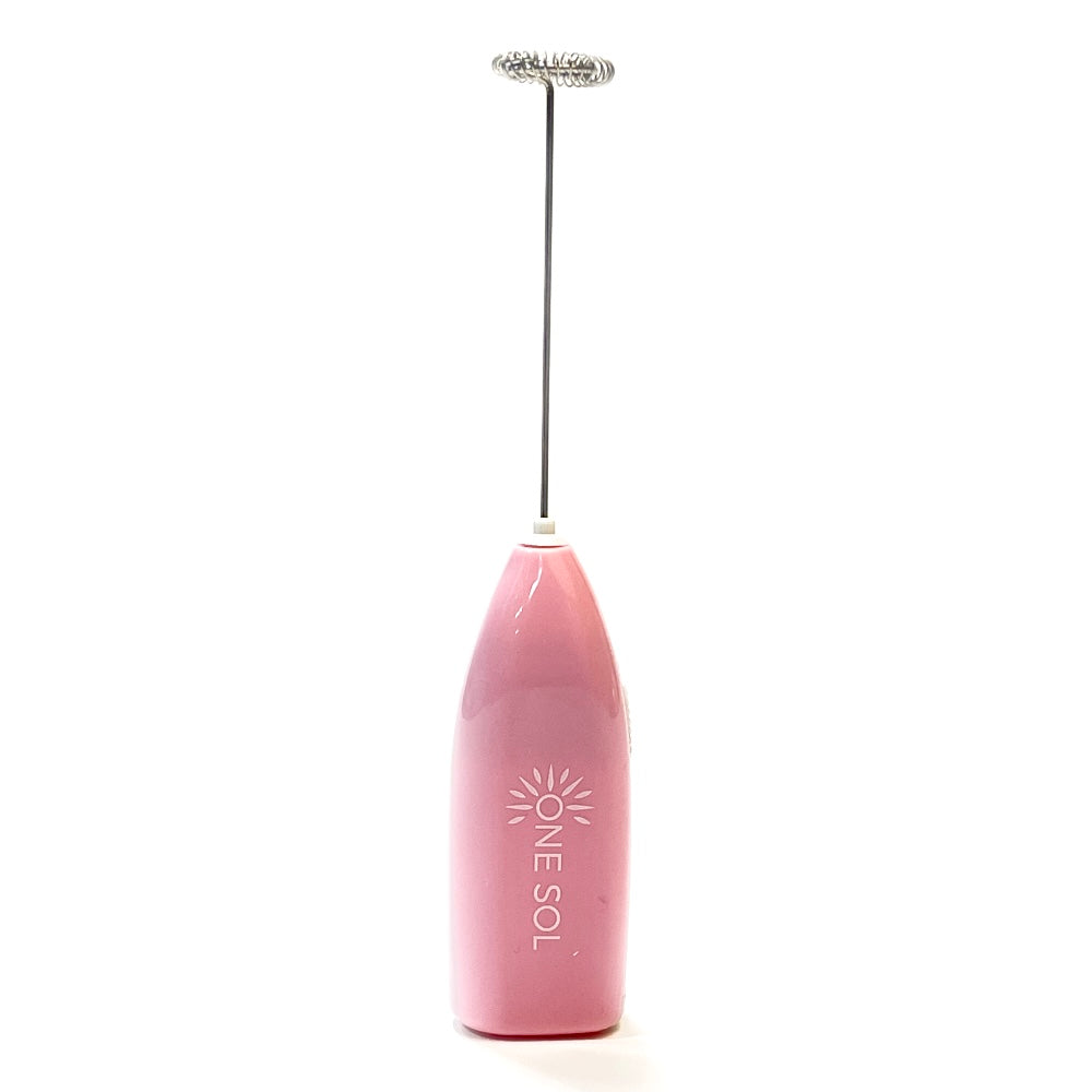 Simple Craft Milk Frother With Stand - Pink, 1 - King Soopers