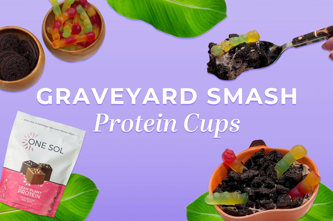 No Bake Chocolate Protein Cemetery Cups
