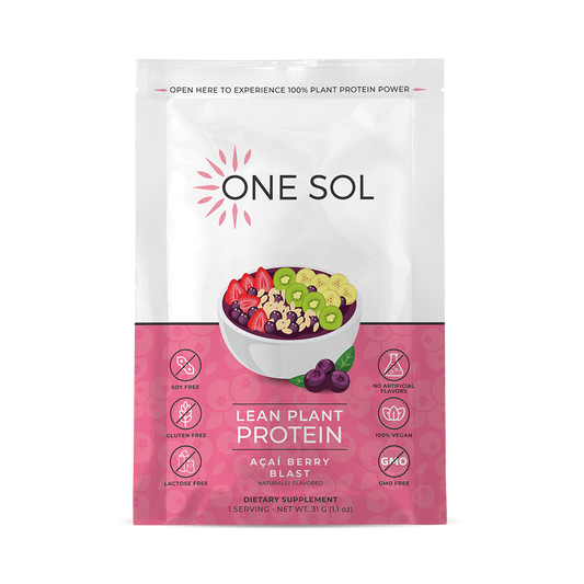 Paquetes de proteína One Sol de una sola porción (unidades individuales)