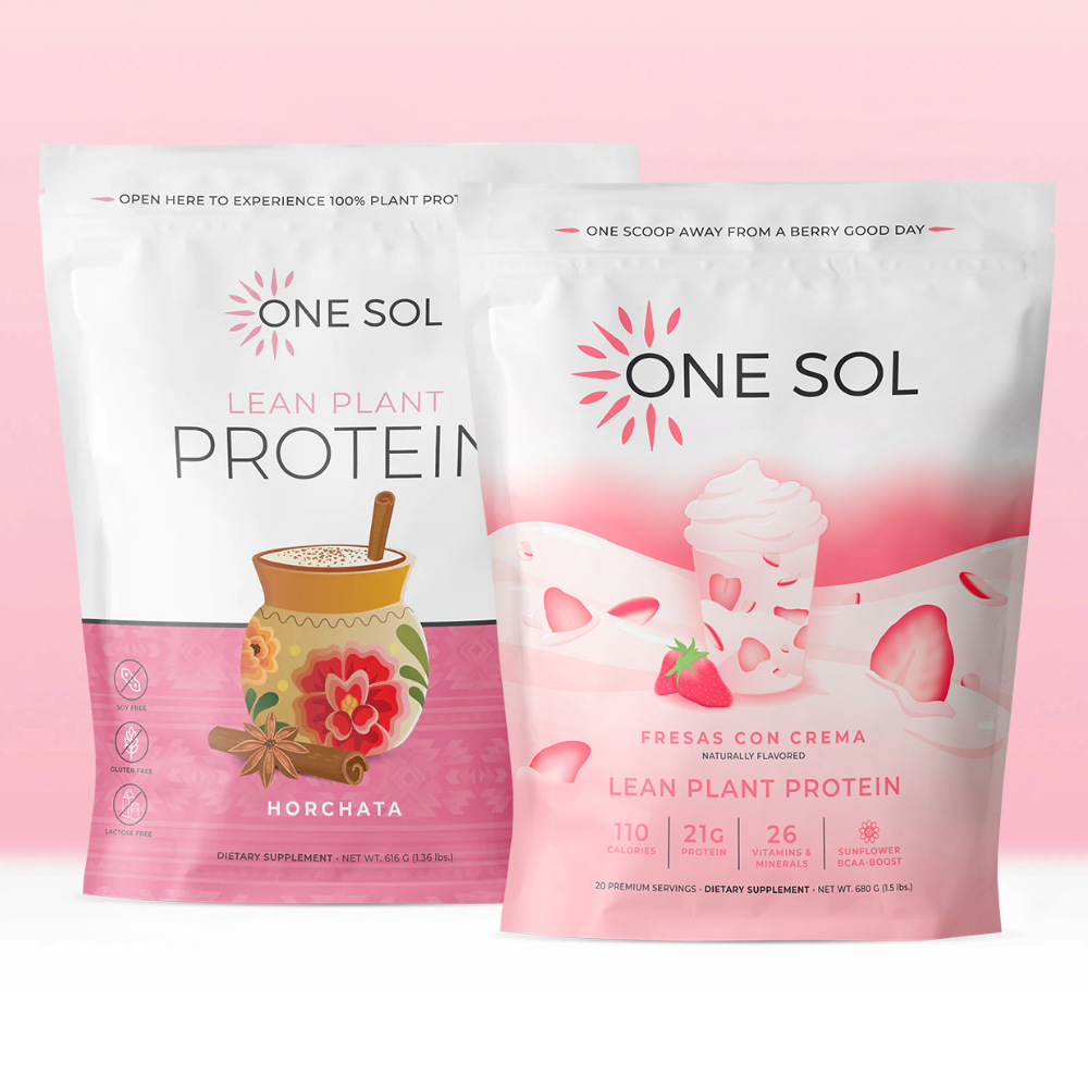 Lean Plant Protein (2pk) – ONE SOL™ | Natural Plant Based Supplements