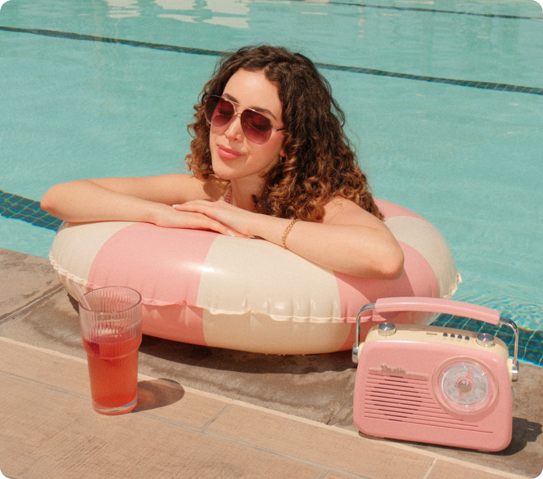 Woman drinking One Sol hydration