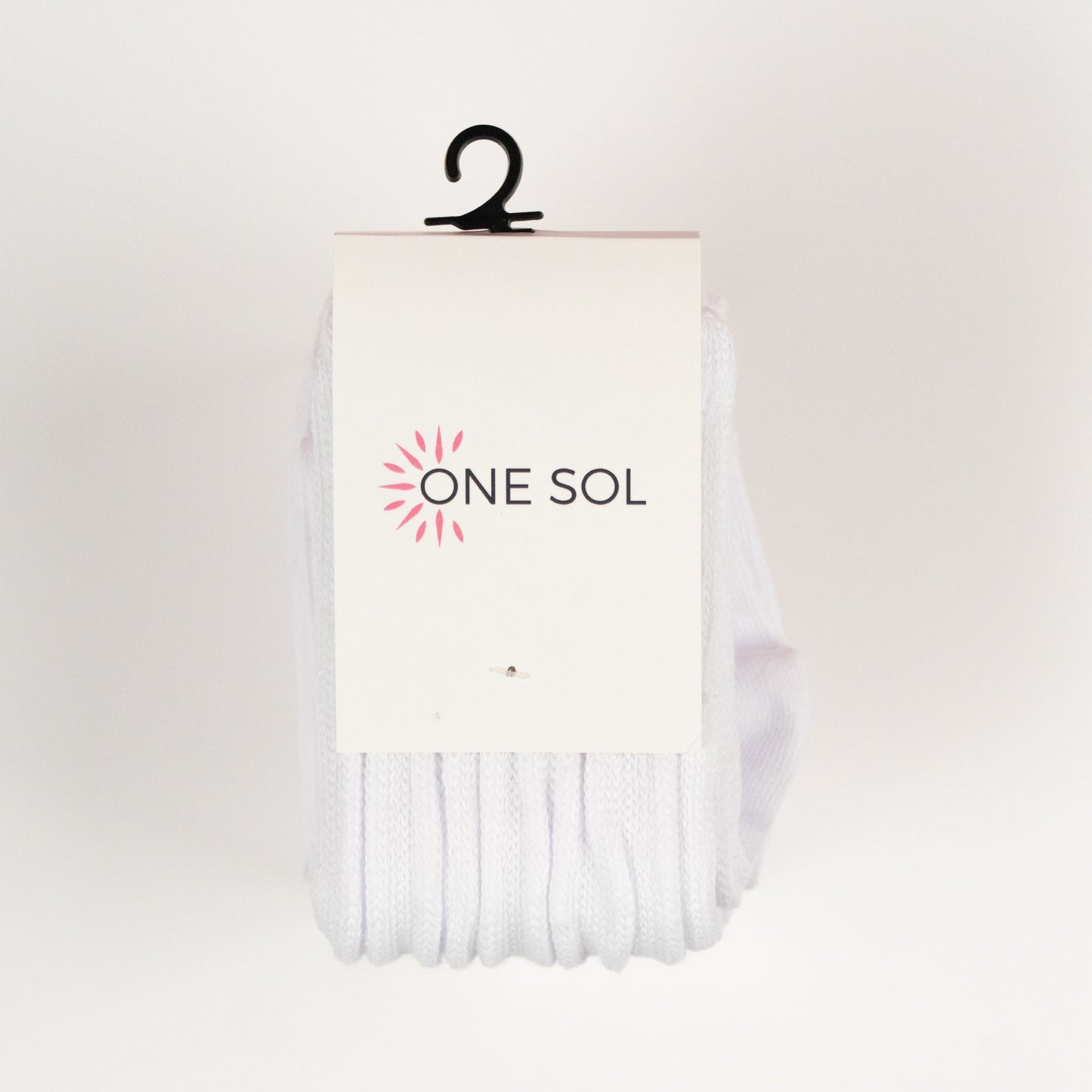 One Sol Slouchy Socks | White