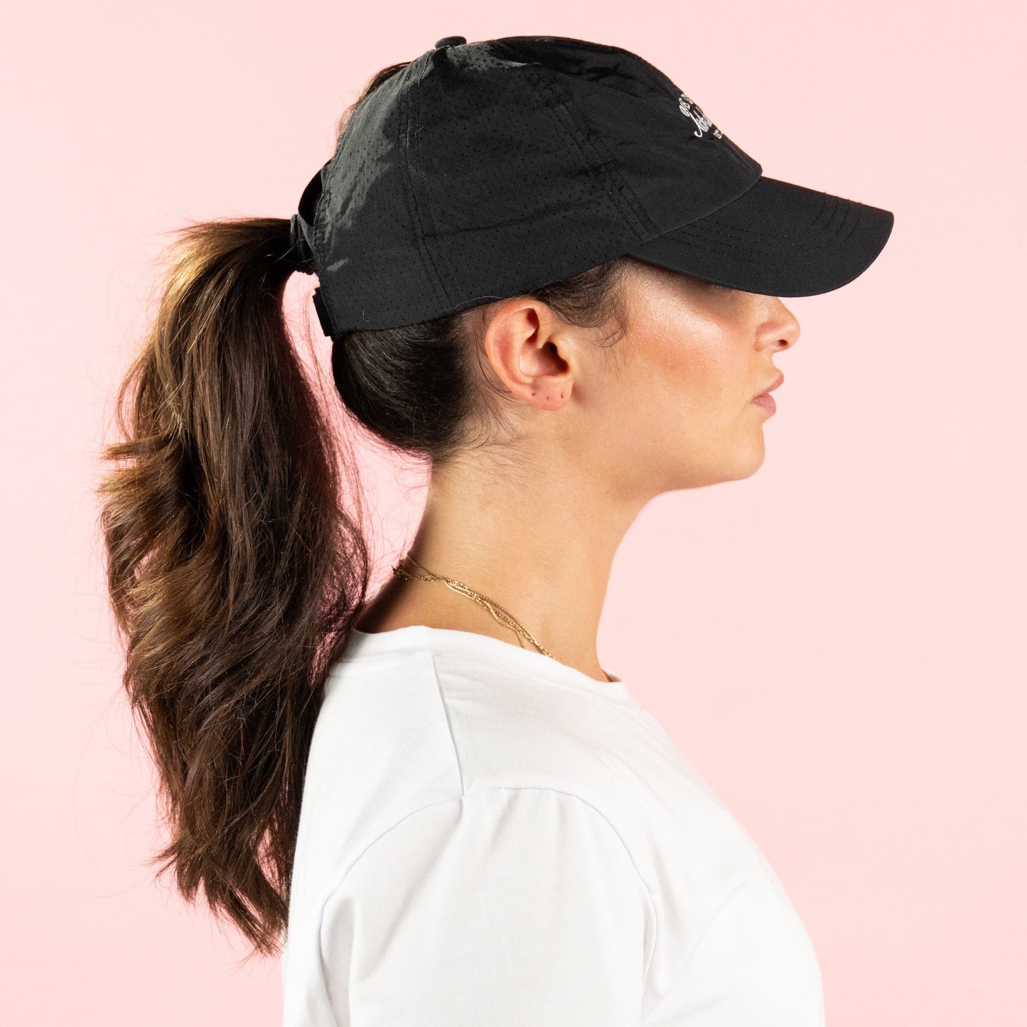 One Sol Ponytail Hat | Black
