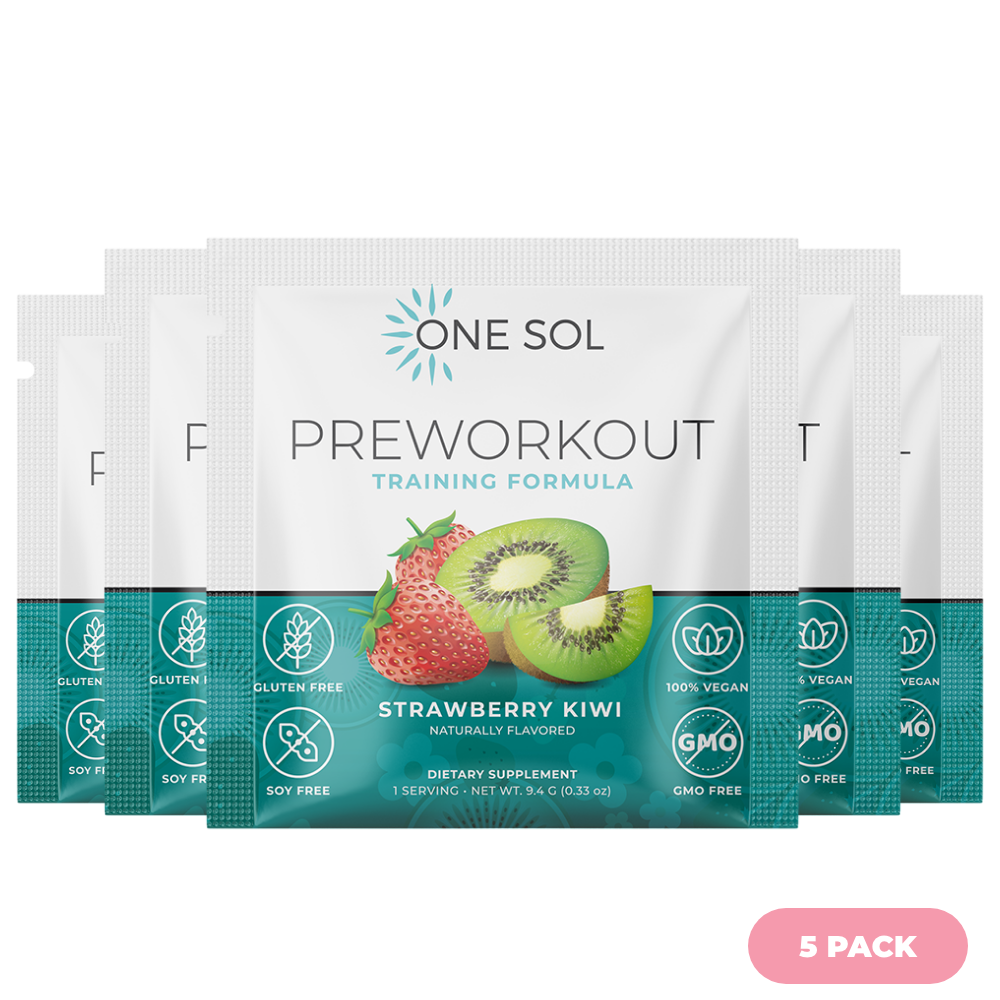 One Sol Pre-Workout Sample Kit - Strawberry Kiwi (5-Pack)