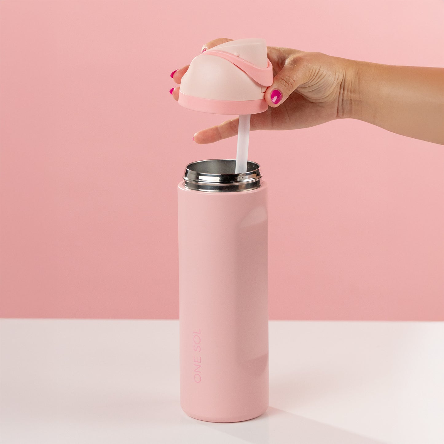 One Sol Stainless Steel Bottle | Pink
