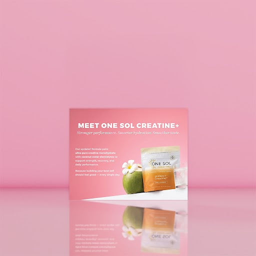 One Sol | Creatine + Coconut Water Intro Card