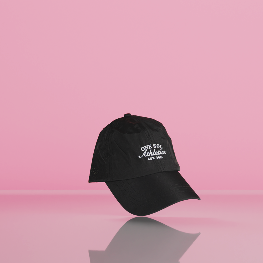 One Sol Ponytail Hat | Black