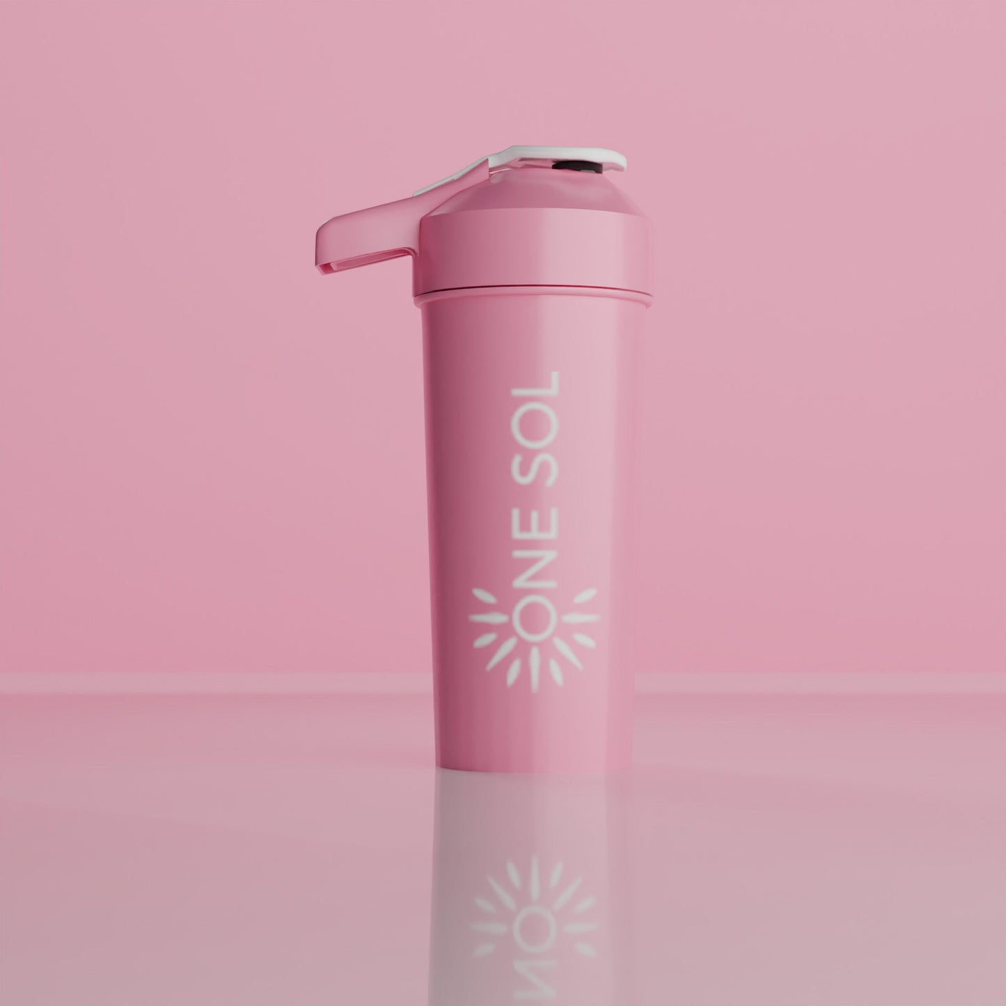 🎁 One Sol Sport Shaker - Pink & White (100% off)