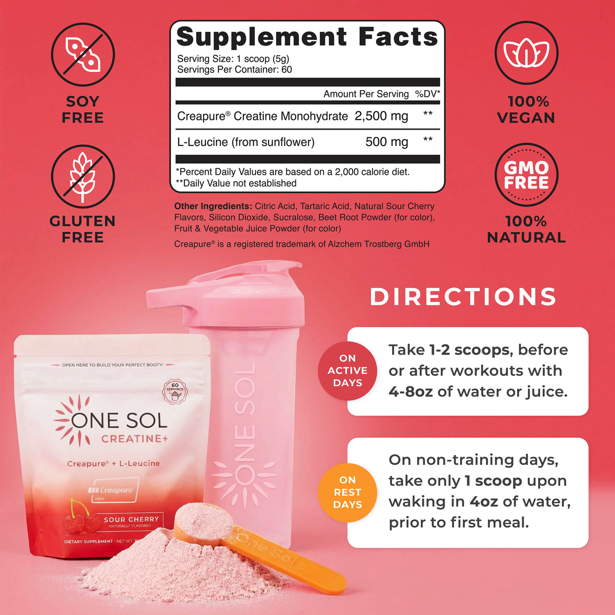 One Sol Creatine+ Leucine