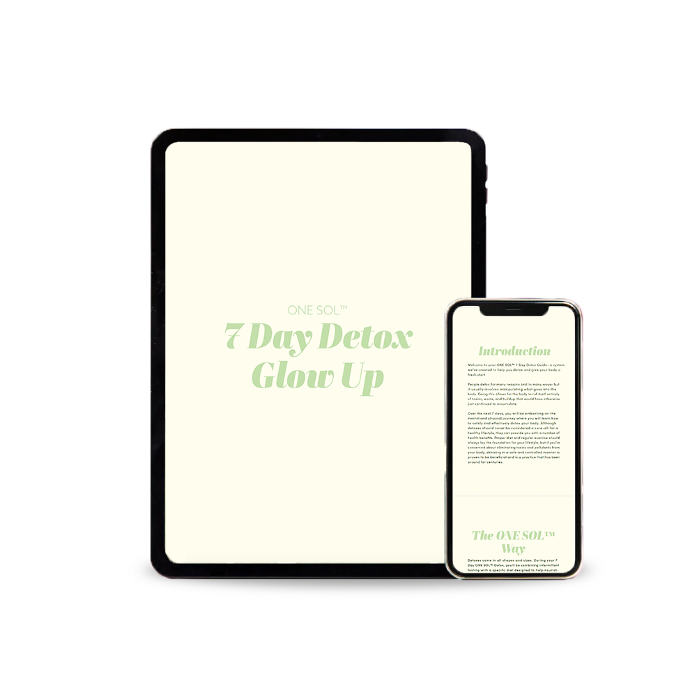 7-Day Detox Glow-Up Guide (Digital eBook) – ONE SOL™ | Natural Plant ...