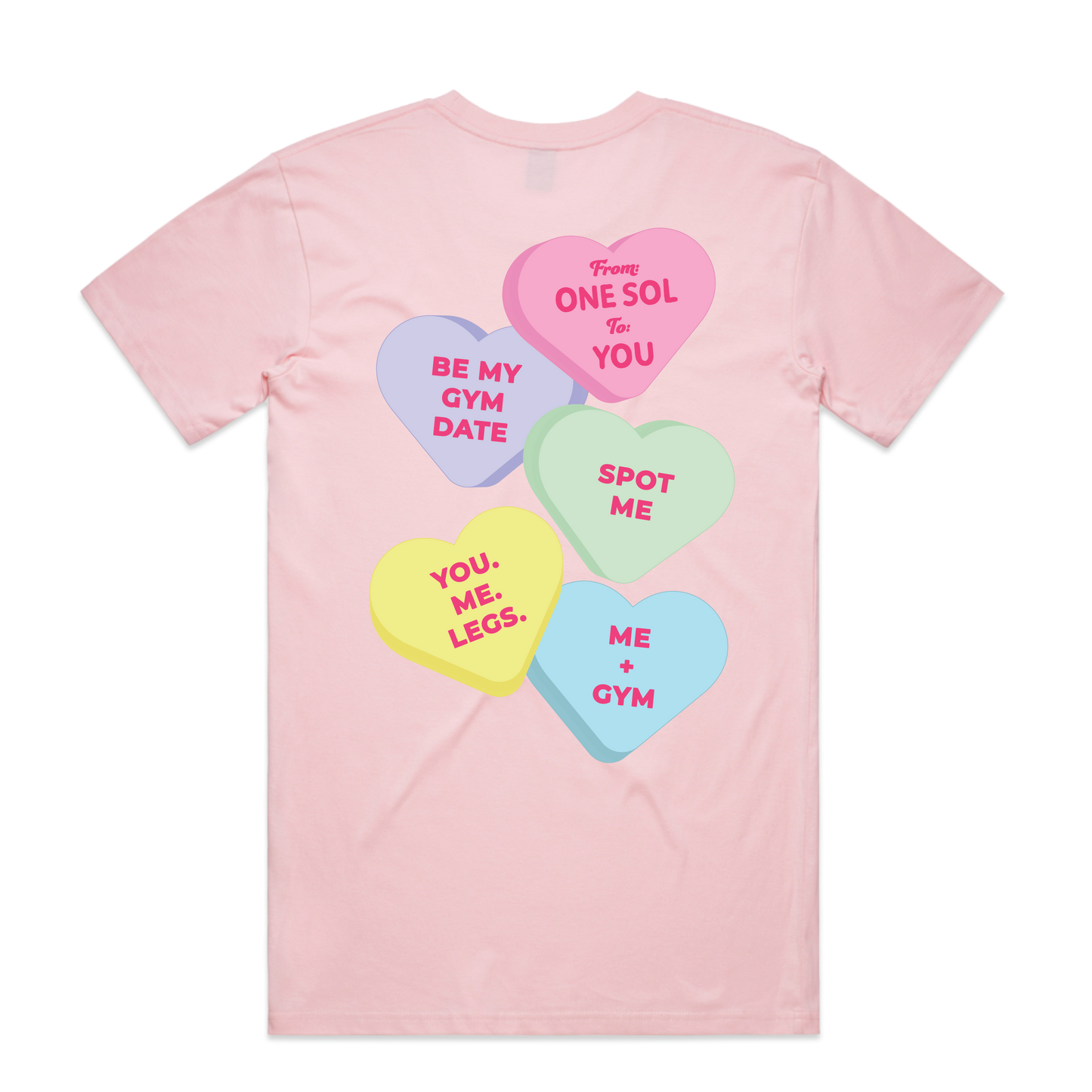 🎁 Valentines Candy Hearts T-Shirt (100% off)