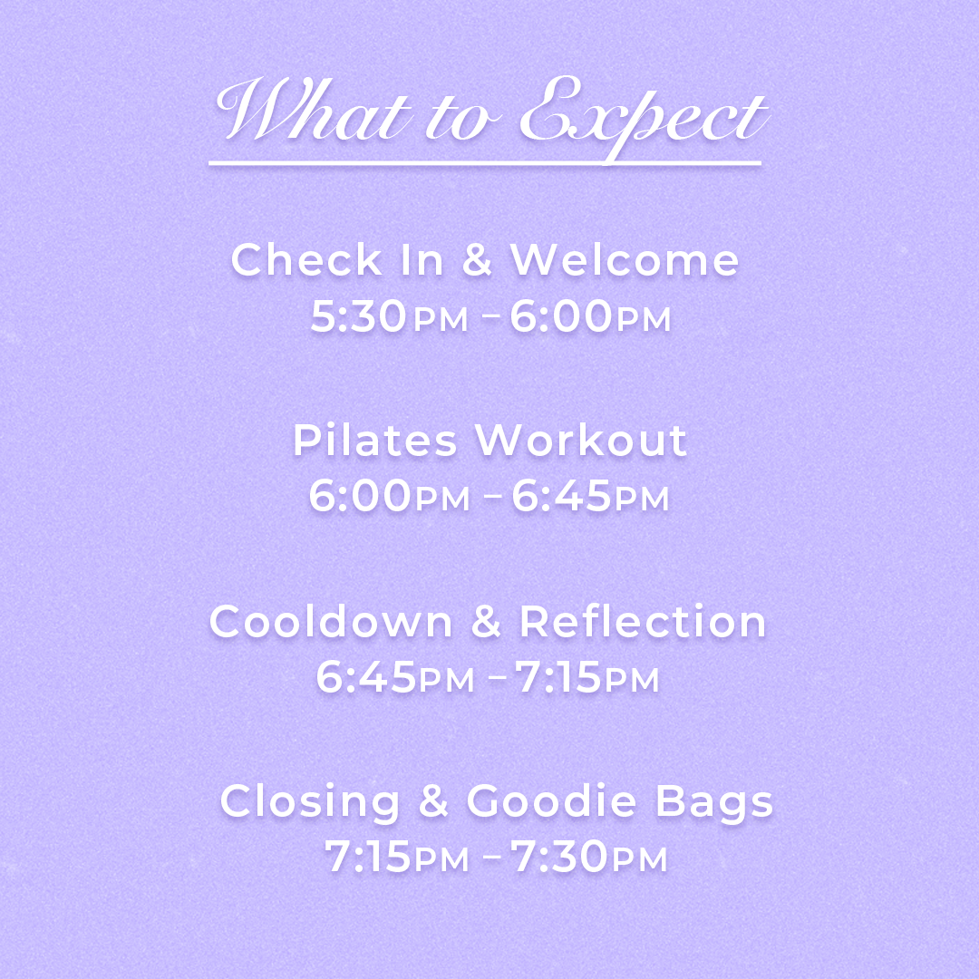 One Sol Women's Day Pilates Night - 3.7.26