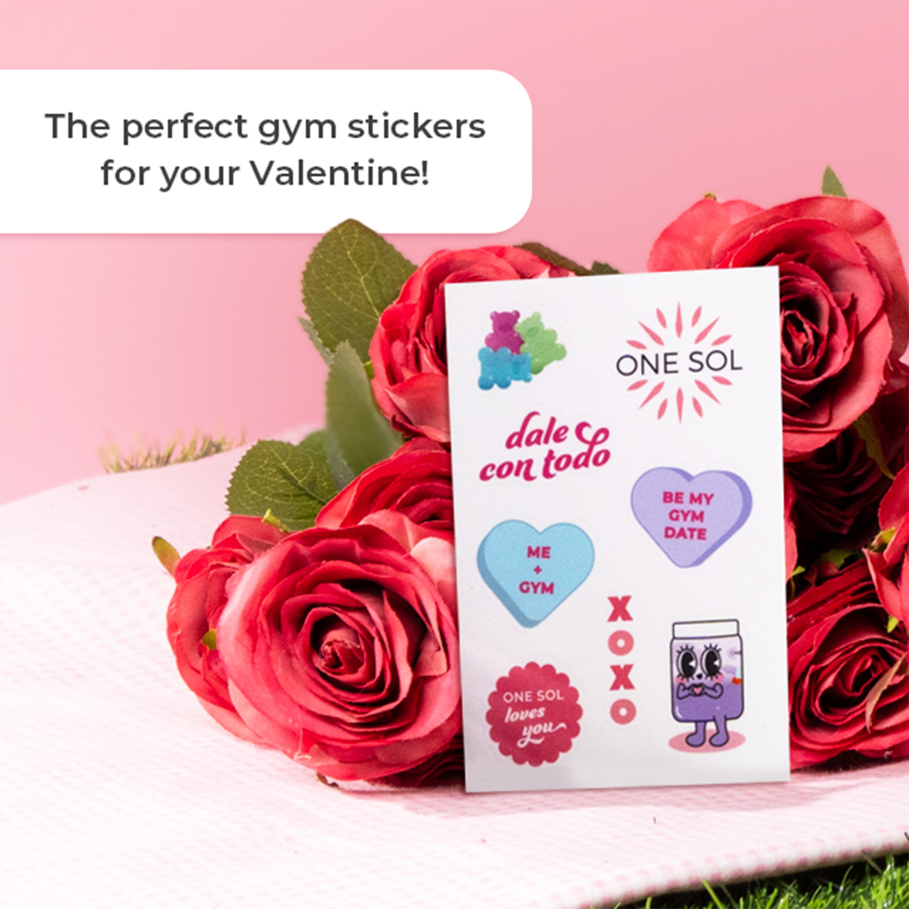 One Sol Valentine's Day Sticker Sheet