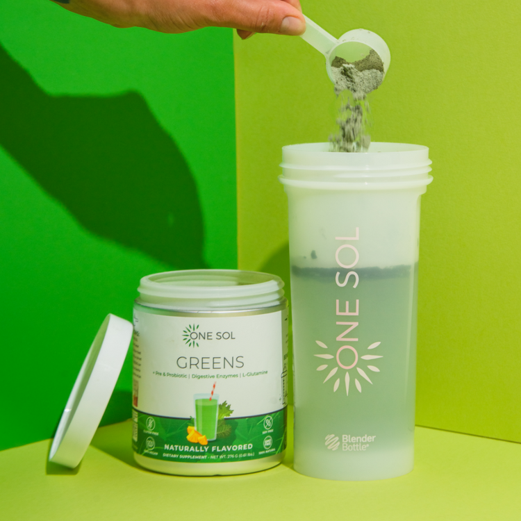 Greens 7 Day Serving ONE SOL™ Natural Plant Based Supplements